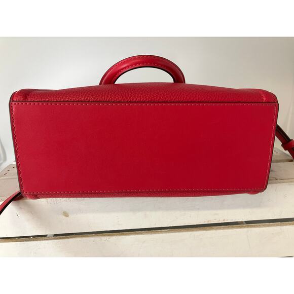 MICHAEL KORS WATERMELON COLOR PEBBLED LEATHER CROSSBODYBAG - Picture 6 of 16